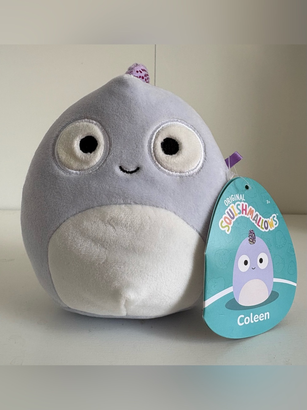 Squishmallows Coleen Plush - Lavender & White